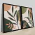 CONJUNTO 2 QUADROS - FOLHAS E FORMAS ORGANICAS - comprar online