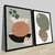 CONJUNTO 2 QUADROS - FORMAS ORGANICAS E LINHAS PRETAS - comprar online