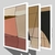 CONJUNTO 3 QUADROS - GEOMETRICO ABSTRATO - Mosarte Quadros