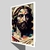 QUADRO DECORATIVO - JESUS CRISTO ABSTRATO COLORIDO - Mosarte Quadros