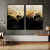 CONJUNTO 2 QUADROS - MARBLE BLACK AND GOLD000