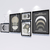 CONJUNTO 6 QUADROS - FORMAS MINIMALISTAS - comprar online