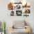 CONJUNTO 6 QUADROS PERSONALIZADO + MOMENTOS FELIZES na internet