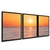 CONJUNTO 3 QUADROS - SUNSET - comprar online