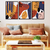 CONJUNTO 3 QUADROS - THE ORGANIC SHAPES COLORS