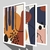 CONJUNTO 3 QUADROS - THE ORGANIC SHAPES COLORS - Mosarte Quadros