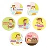 Adesivos sinalizadores das atividades - MENINAS