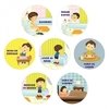 Adesivos sinalizadores das atividades - MENINOS