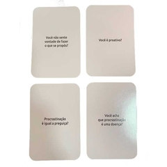 ANTIPROCRASTINAÇÃO: CARDS PARA VENCER OS PENSAMENTOS DE QUE TUDO PODE FICAR PARA DEPOIS - comprar online