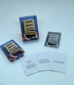 COMO CRIAR NOVOS HÁBITOS: 100 CARDS PARA A CRIAÇÃO E A MODIFICAÇÃO DE HÁBITOS. - comprar online