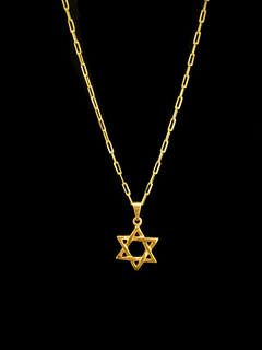 CORRENTE CARTIER 2MM C/ PINGENTE ESTRELA DE DAVI - comprar online