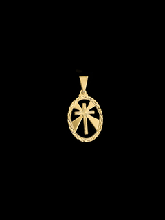 PINGENTE MEDALHA CRUZ VAZADA