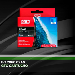 CARTUCHO GTC 206C CYAN