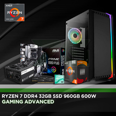 Gaming Advanced Ryzen 7 DDR4 32GB SSD 960GB 500W - comprar online