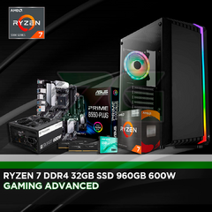 Gaming Advanced | RYZEN 7 DDR4 32GB SSD 1TB 600W - comprar online