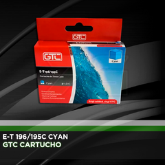 CARTUCHO GTC 196/195C CYAN