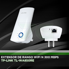 TP-LINK TL-WA850RE EXTENSOR DE RANGO WIFI N 300 MBPS