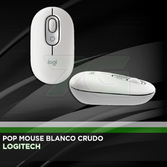 Logitech Pop Mouse Blanco Crudo