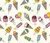 Tecido Tricoline - Mini Sorvetes - Off-White - comprar online