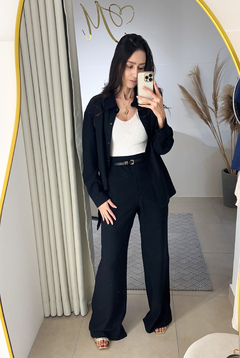 CONJUNTO CAMISA E CALÇA PRETO ANI - comprar online