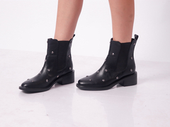 BOTA COTURNO PRETA E GRAFITE STAR - comprar online
