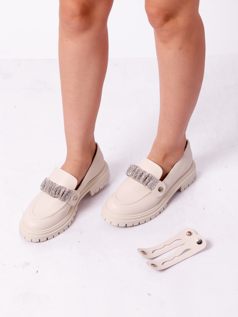 MOCASSIM GABRIELA 3 EM 1 OFF WHITE