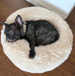 Puff Camita Nido Mascotas - Crudo