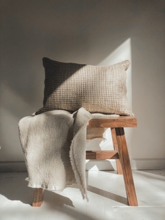 Almohadón Red Yute y Algodón - Ekisetum Tienda Deco