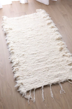 Alfombra de Algodón Natural (costado de cama) - Ekisetum Tienda Deco