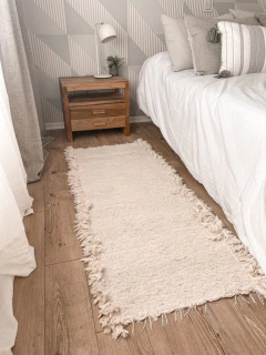 Alfombra de Algodón Natural (costado de cama)
