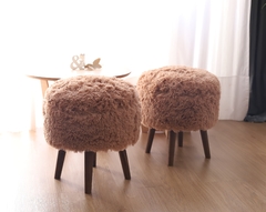 Puff Nordico Ultra Soft - Canela - Ekisetum Tienda Deco