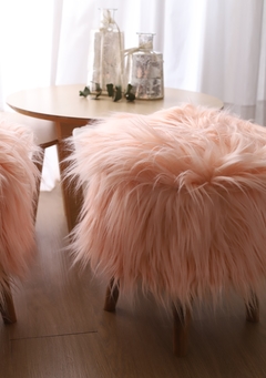 Puff Nordico Zorro Rosa Dior - comprar online
