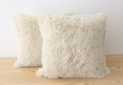 Almohadón Piel Ultra Soft Crudo - tienda online