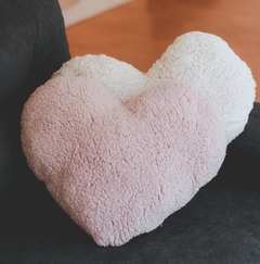 Almohadón Corazón Corderito - Doble cara - Ekisetum Tienda Deco