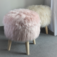 Puff Nórdico Zorro Rosa Nude Corto - tienda online