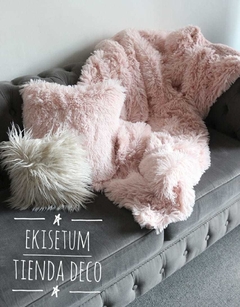 Manta Cama Reversible Ultra Soft y Corderito Rosa Bebe en internet