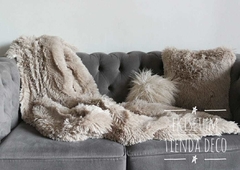 Manta Reversible Ultra Soft y Corderito VISON - Ekisetum Tienda Deco