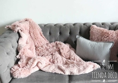 Manta Reversible Ultra Soft y Corderito Rosa - tienda online