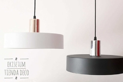 Lampara Olivia- Sombrero Negro - Ekisetum Tienda Deco