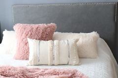 Almohadón Boho Handira Plateado - Ekisetum Tienda Deco