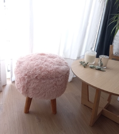 Puff Nordico UltraSoft Rosa Bebe - comprar online