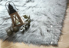 Alfombra Nórdica Piel Zorro Gris Acero - comprar online