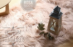 Alfombras Nórdicas Piel Premium Zorro Rosa Nude - comprar online