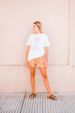 SHORT NINA - CAMEL - tienda online