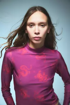 POLERA TINI FUEGO CEREZA - Chunchon