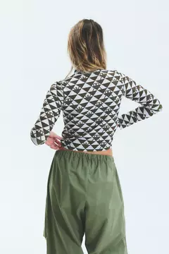 Imagen de POLERA TINI MONOGRAM GREEN