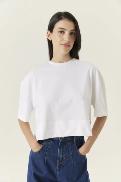 REMERA BOXY CHIPS BLANCA - tienda online