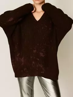 Imagen de SWEATER FUKUI BATIK DARK BROWN