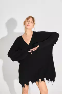 SWEATER HALO BLACK - comprar online