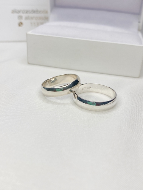 Italianas 4,5mm Plata 925